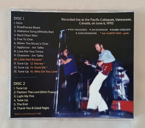 COMPLETE LIVE AT THE VANCOUVER PACIFIC COLISEUM Canada, June 6, 1970 2 x CD + POSTER !!
