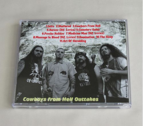 COWBOYS FROM HELL - Outtakes and Demos CD