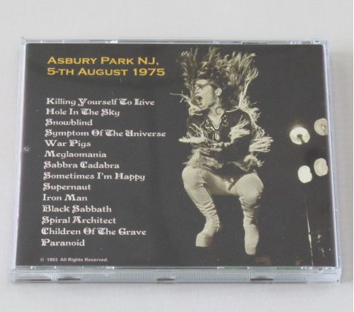 ASBURY PARK NJ, 5-th AUGUST, 1975 CD