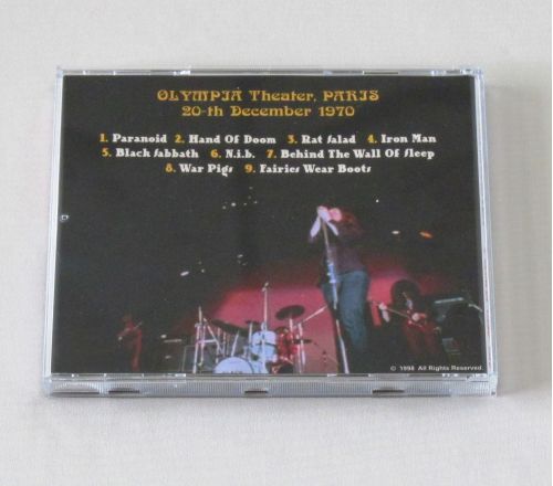 LIVE AT L'OLYMPIA THEATER PARIS, 20th December 1970 CD
