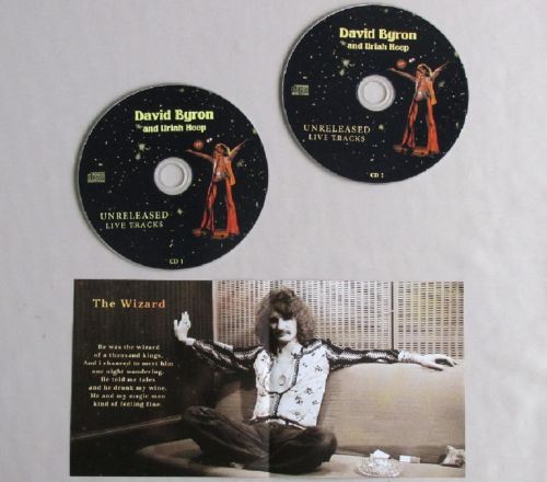UNRELEASED LIVE TRACKS 1972 - 1977 with DAVID BYRON 2 x CD Set