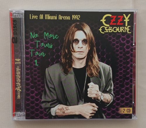 OZZY OSBOURNE - LIVE AT MIAMI ARENA 1992,Miami, Florida, USA , 2 x CD, No More Tours Tour