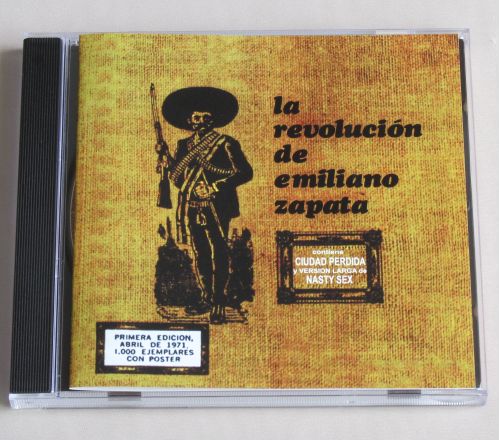 LA REVOLUCION DE EMILIANO ZAPATA S/T 1971 CD + POSTER !! Kaleidoscope, Laghonia, El Ritual, Aguaturbia, Pax, Dug Dugs, Andwellas Dream, Mexico