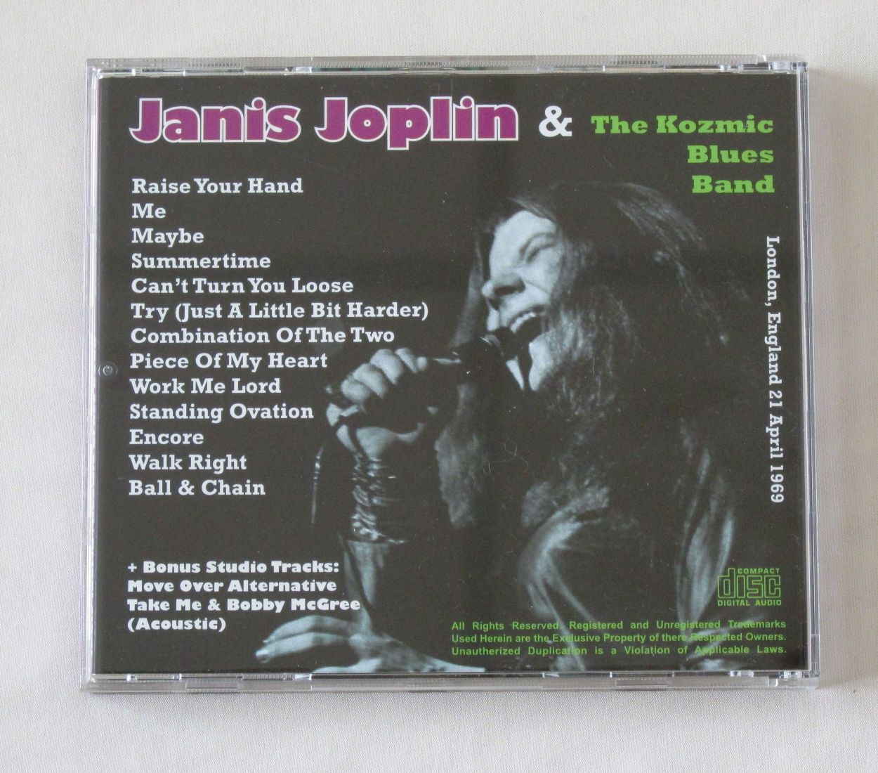 DVD！Janis Joplin / The Kozmic Blues Janis Joplin – The Kozmic Blues Video Anthology – DVDr (DVD